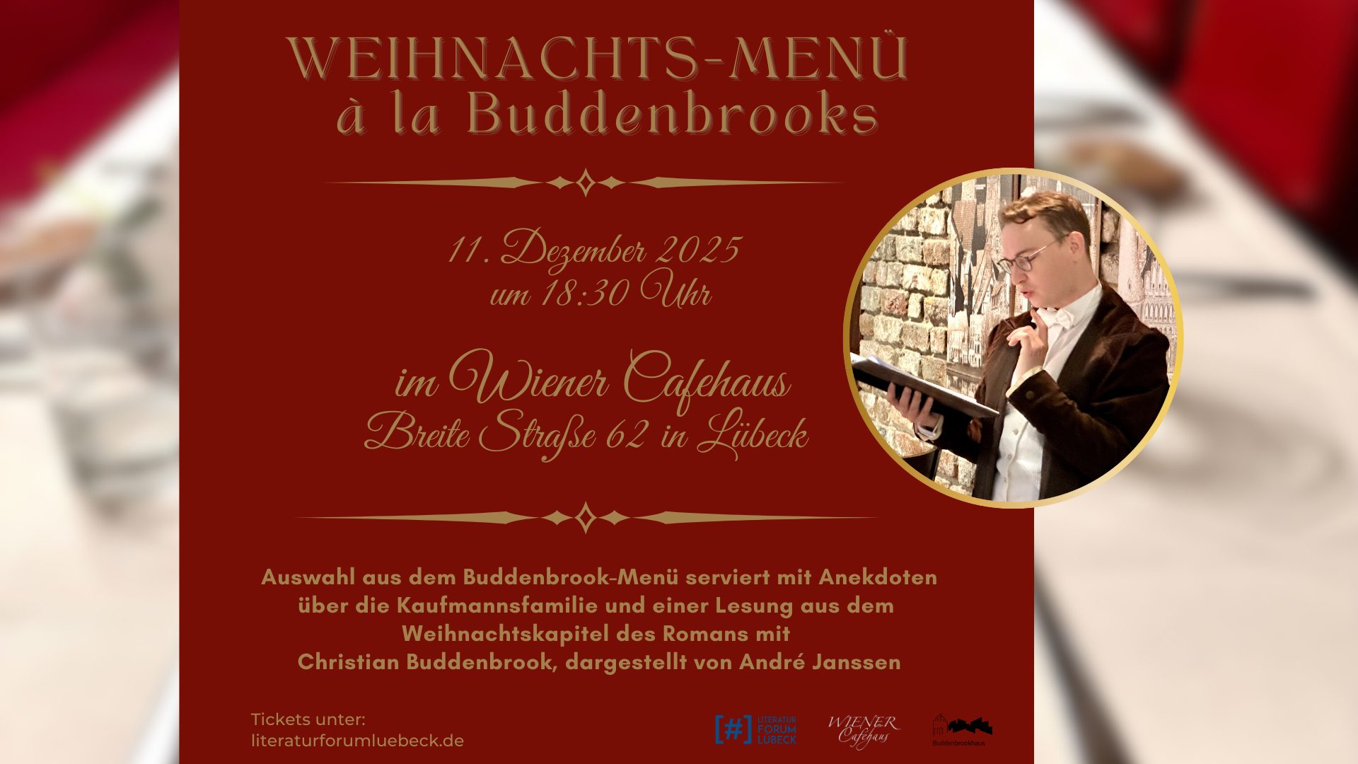 Cover Veranstaltung Weihnachtsmenü à la Buddenbrooks
