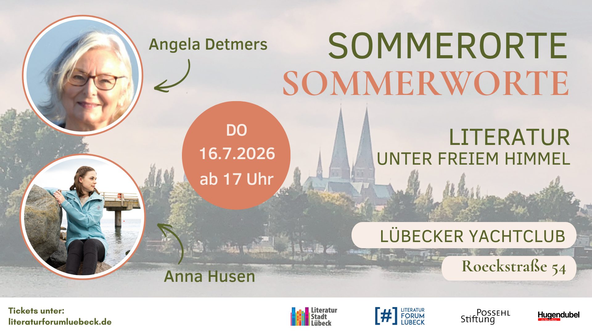 Kachel Lesung Angela Detmers / Anna Husen
