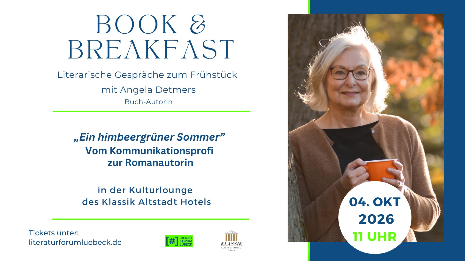 Teaser Book & Breakfast mit Angela Detmers